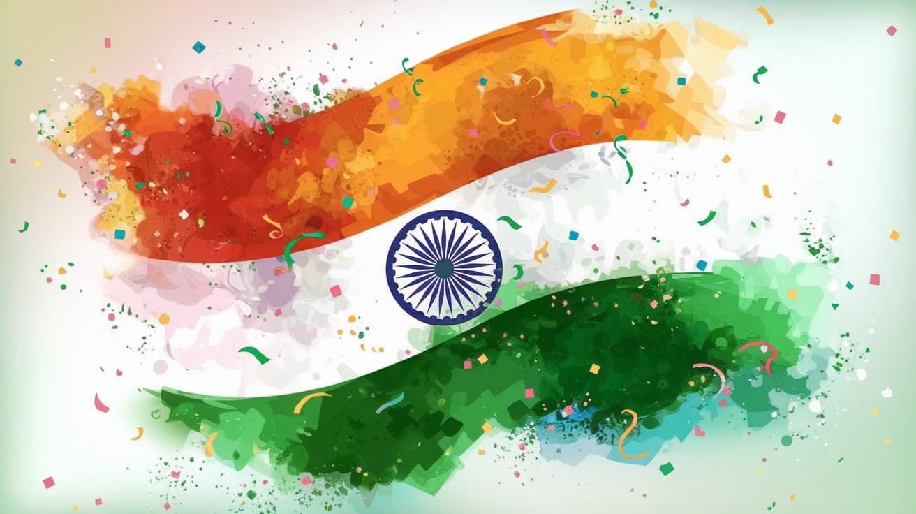 Happy Birthday song lyrics in Hindi with traditional Indian patterns