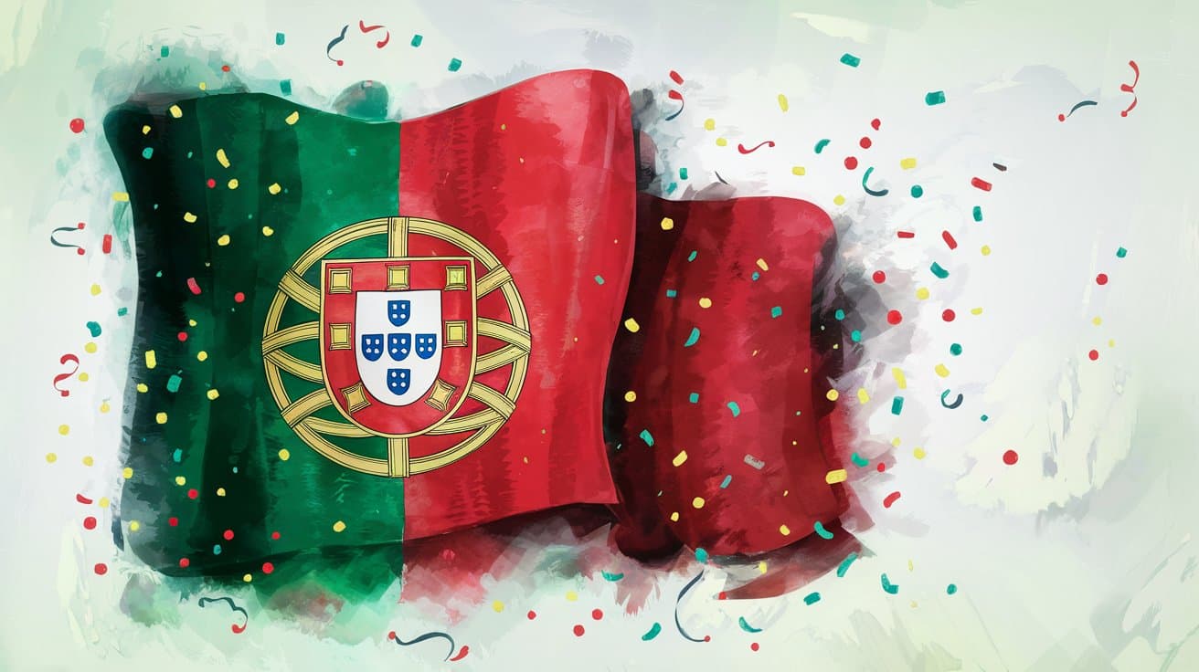 Happy Birthday song lyrics in Portuguese with Brazilian carnival theme
