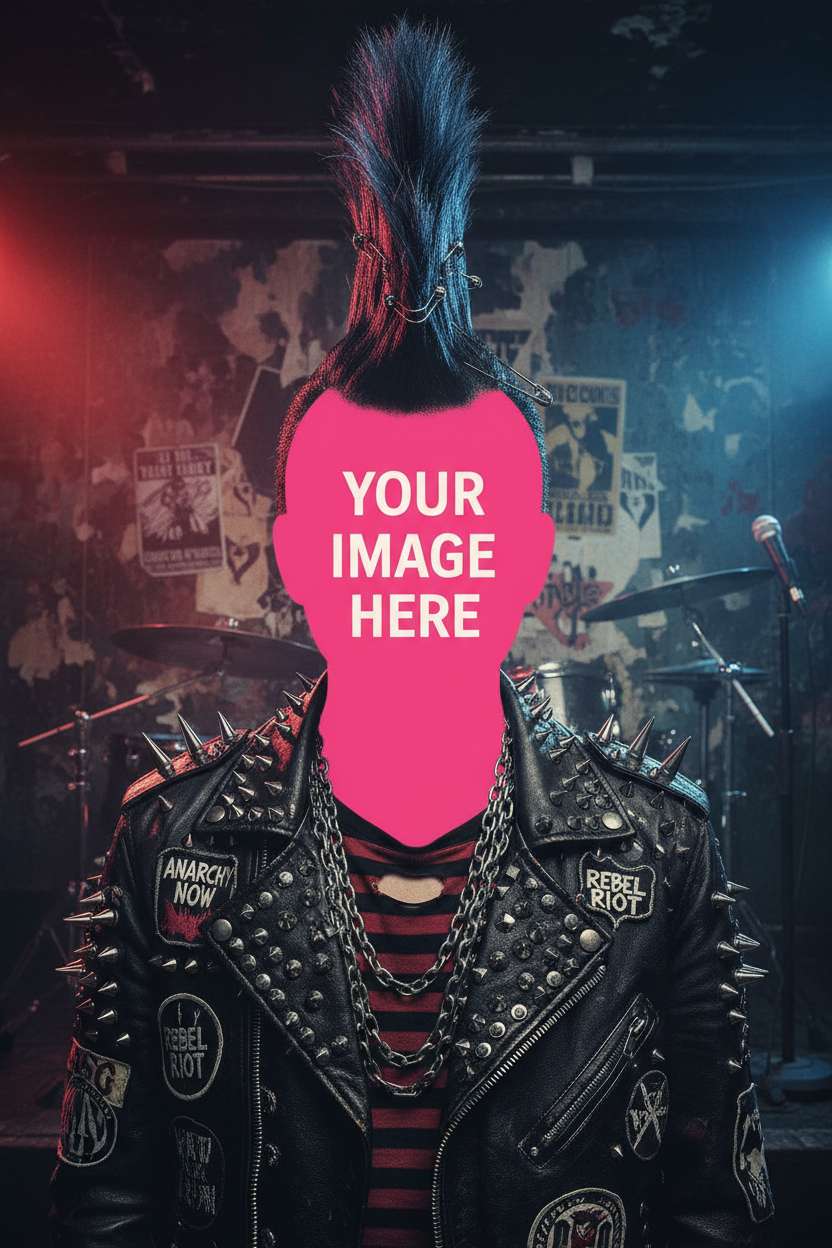 Punk singing birthday card
