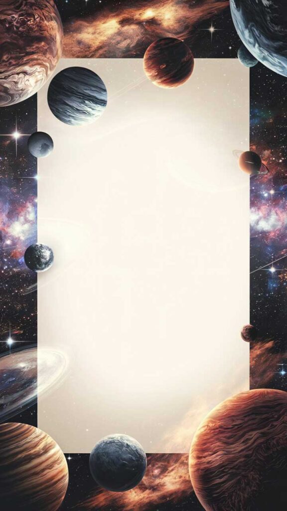 Planets Birthday Card