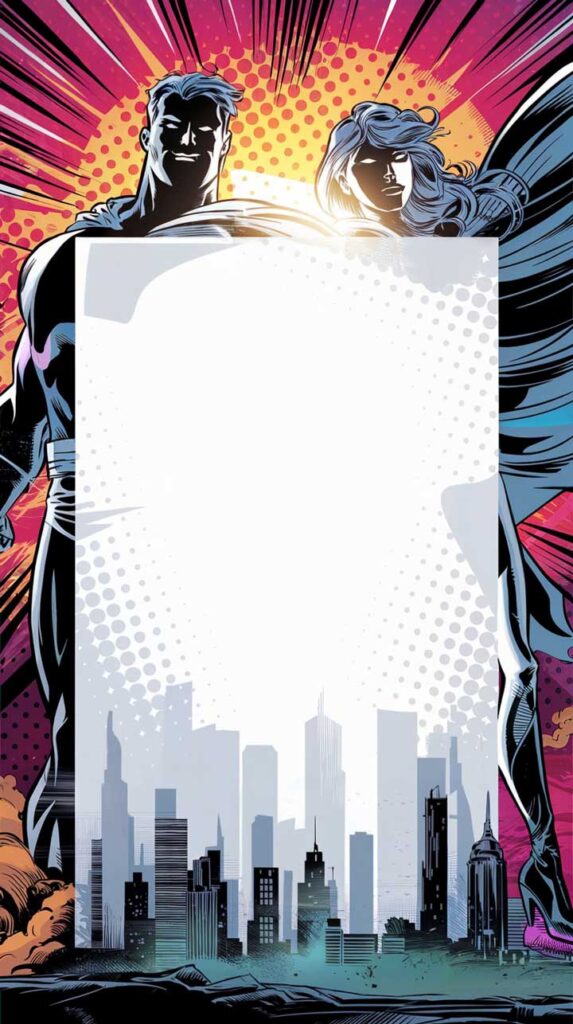 Superheros Birthday Card