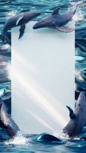 Whales Birthday Card