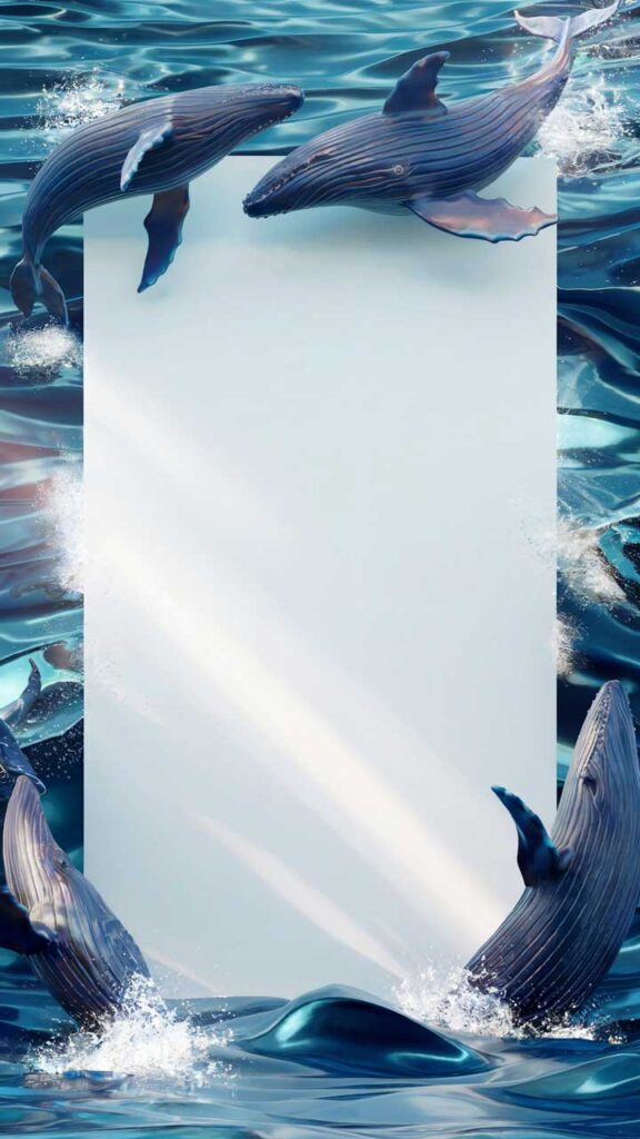 Whales Birthday Card