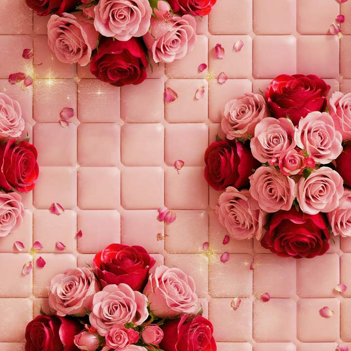 roses Birthday Card