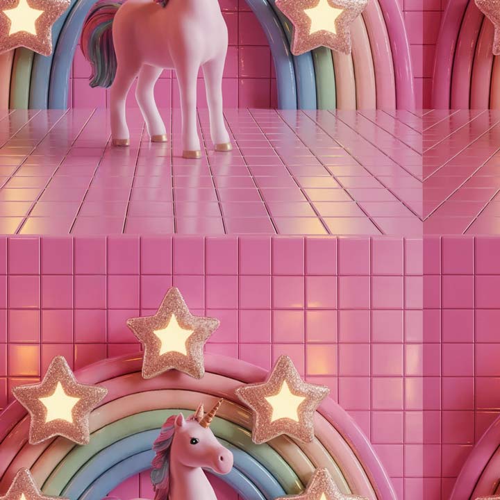 unicorn Birthday Card 1