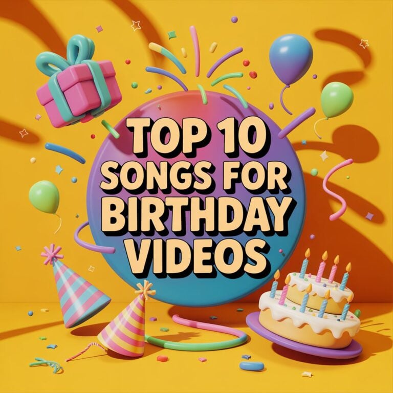 Top 10 Songs for Birthday Videos