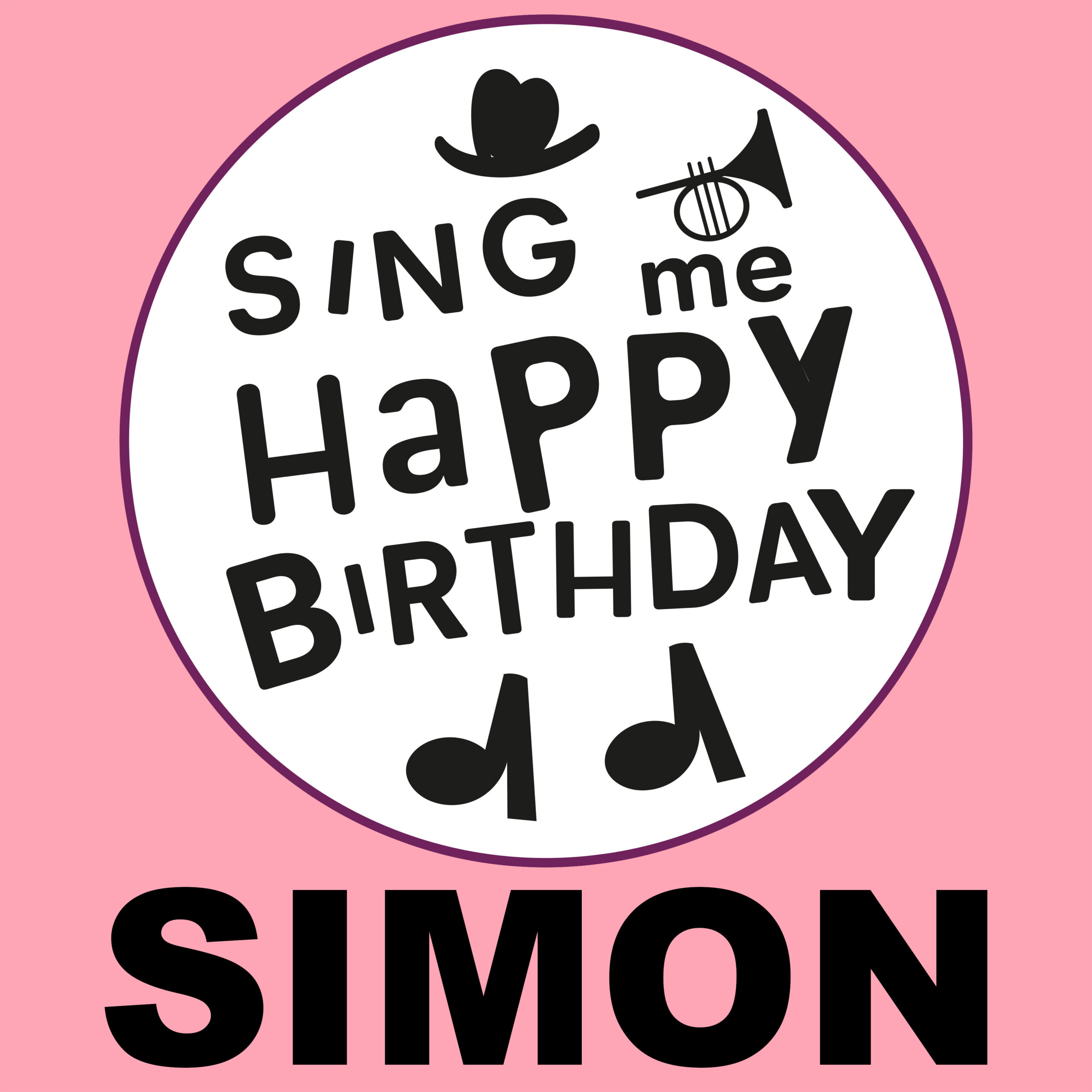 Simon Says Happy Birthday Children's Song LP Sing-A-Long Nursery Rhymes